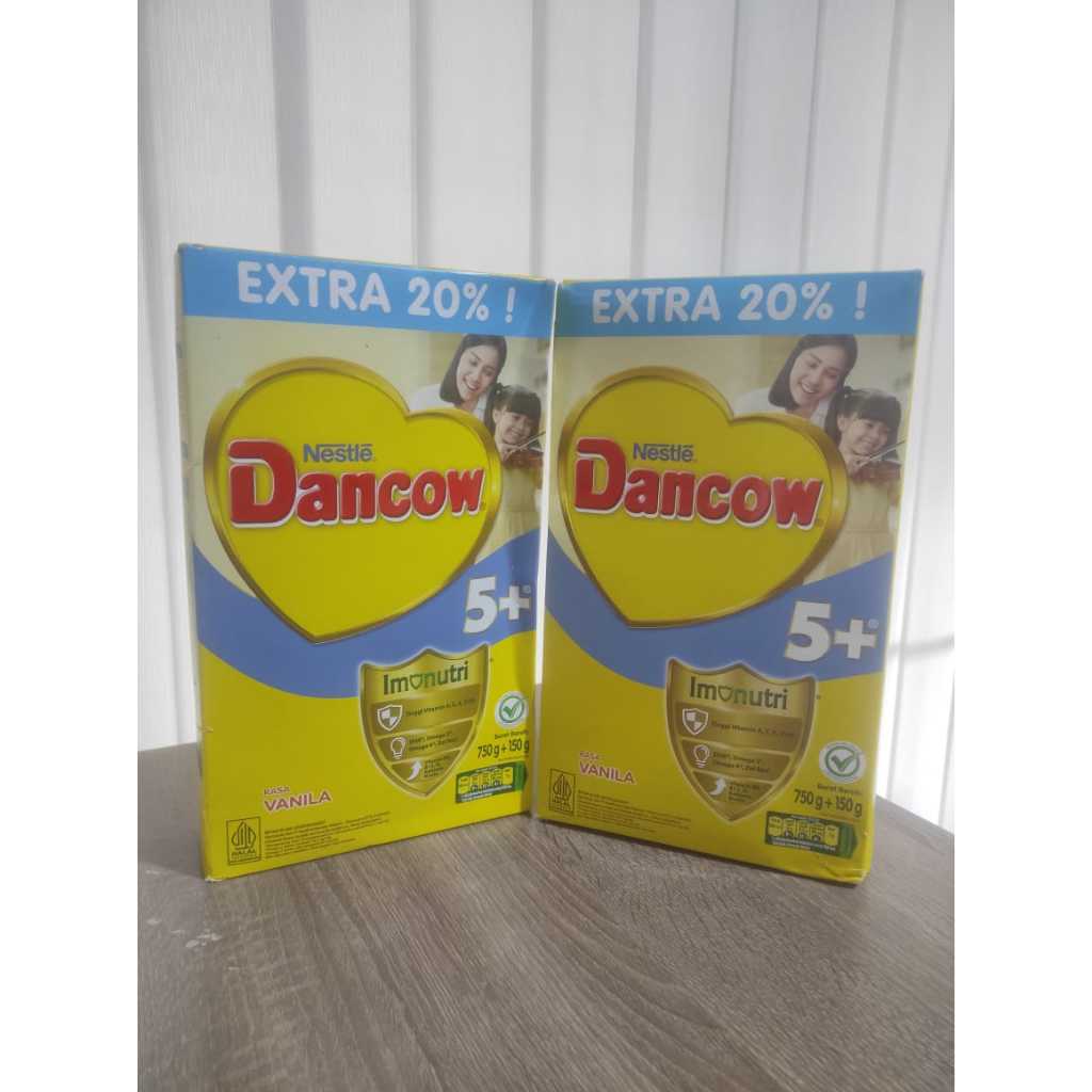 

Susu Nestle Dancow 5+ Extra 20% - Rasa Vanila (750g + 150g)