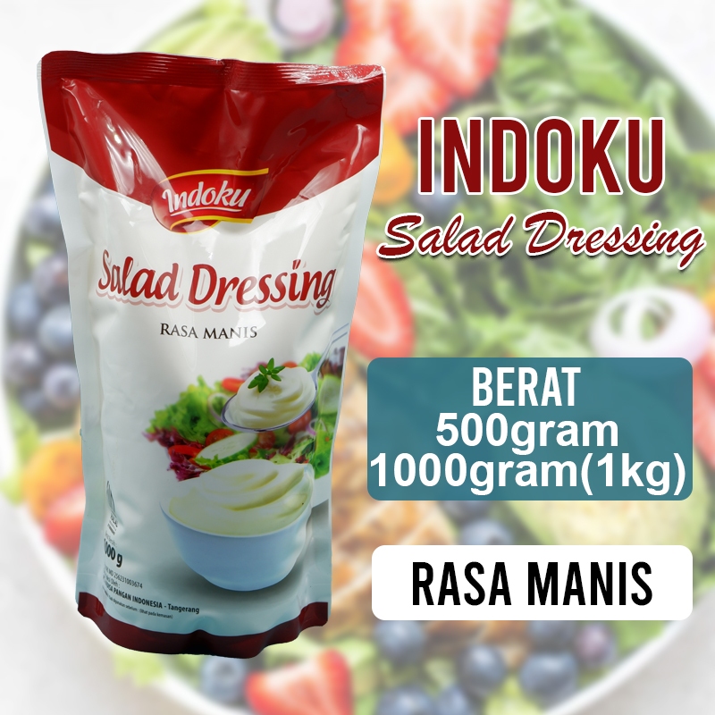 

Indoku Mayonaise Salad Dressing Kemasan Bantal Isi 500Gram dan 1000Gram