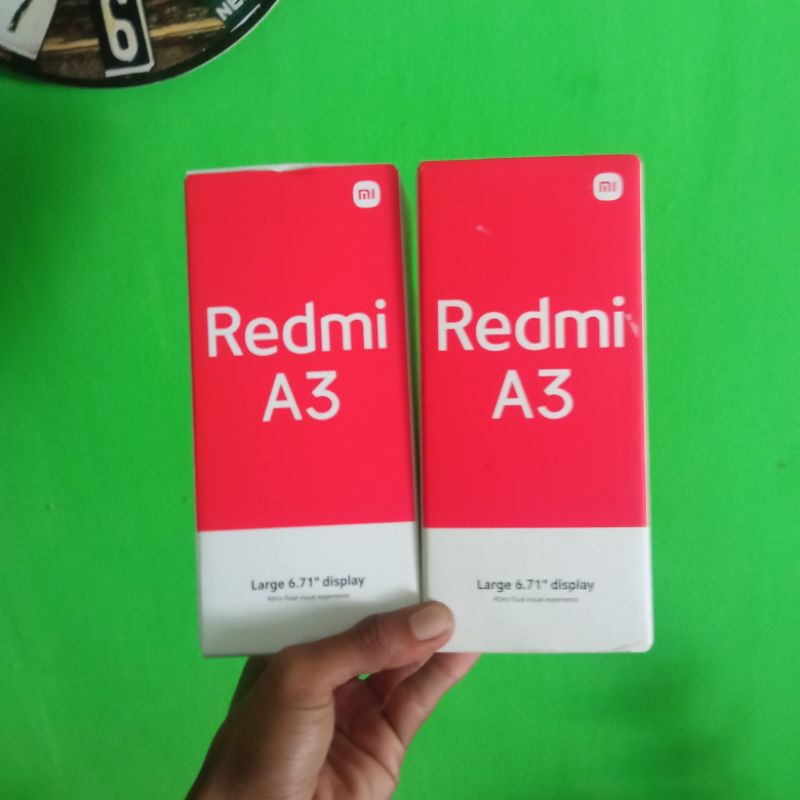 redmi A3 ram 4+4/128 fullset second original