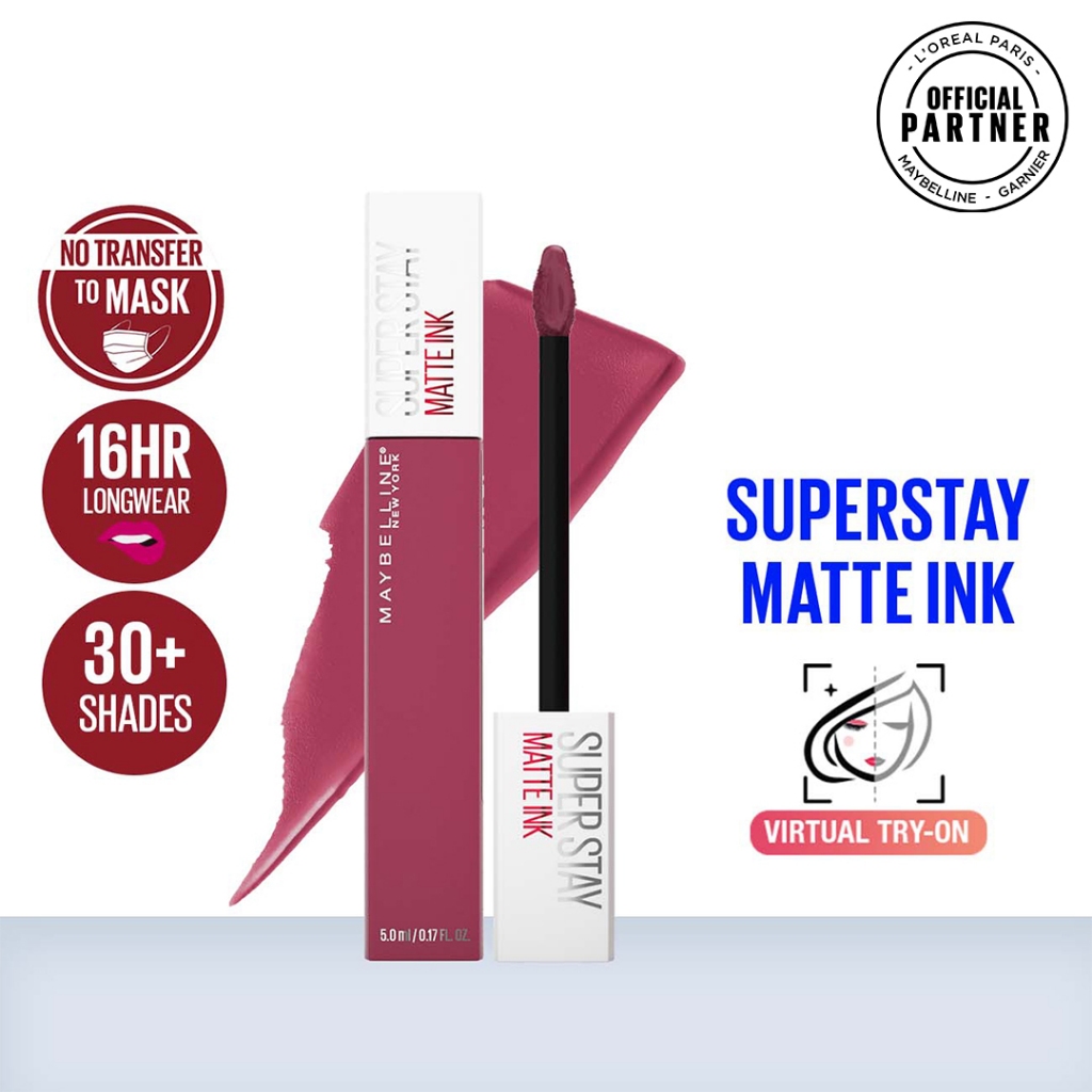 CM | (ORI) MAYBELLINE Superstay Matte Ink lipcream Waterproof