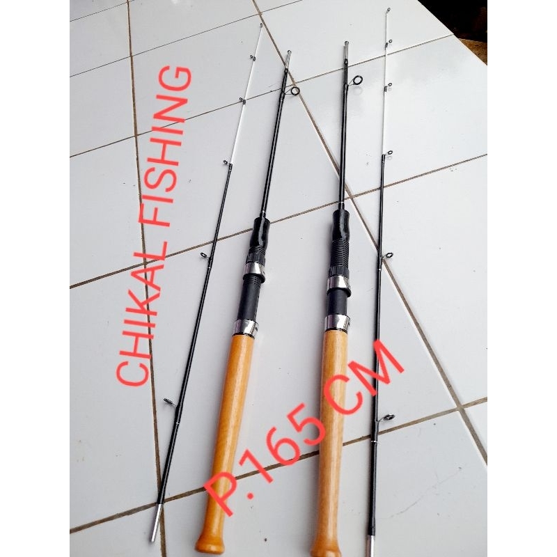 Joran Fiber Solid 150 CM, 165 CM| Joran Sambung 2 Tawesan/Balanak/ Ikan Mas