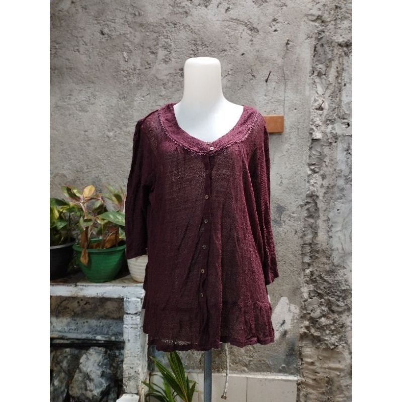 Outer cewe luaran perempuan cardigan wanita cardi preloved ST 610 fashion wanita atasan cewe baju lu