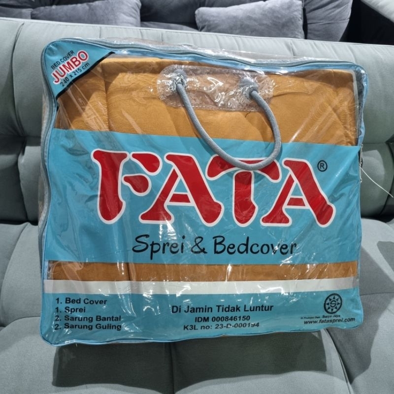 BEDCOVER FATA / SPREI/ SARUNG BANTAL & SARUNGAN GULING