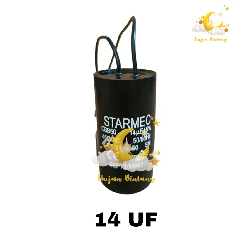 KAPASITOR MESIN CUCI 1 TABUNG CBB60 14UF SANYO / KAPASITOR MESIN CUCI MERK SANYO 1 TABUNG CBB60 14UF