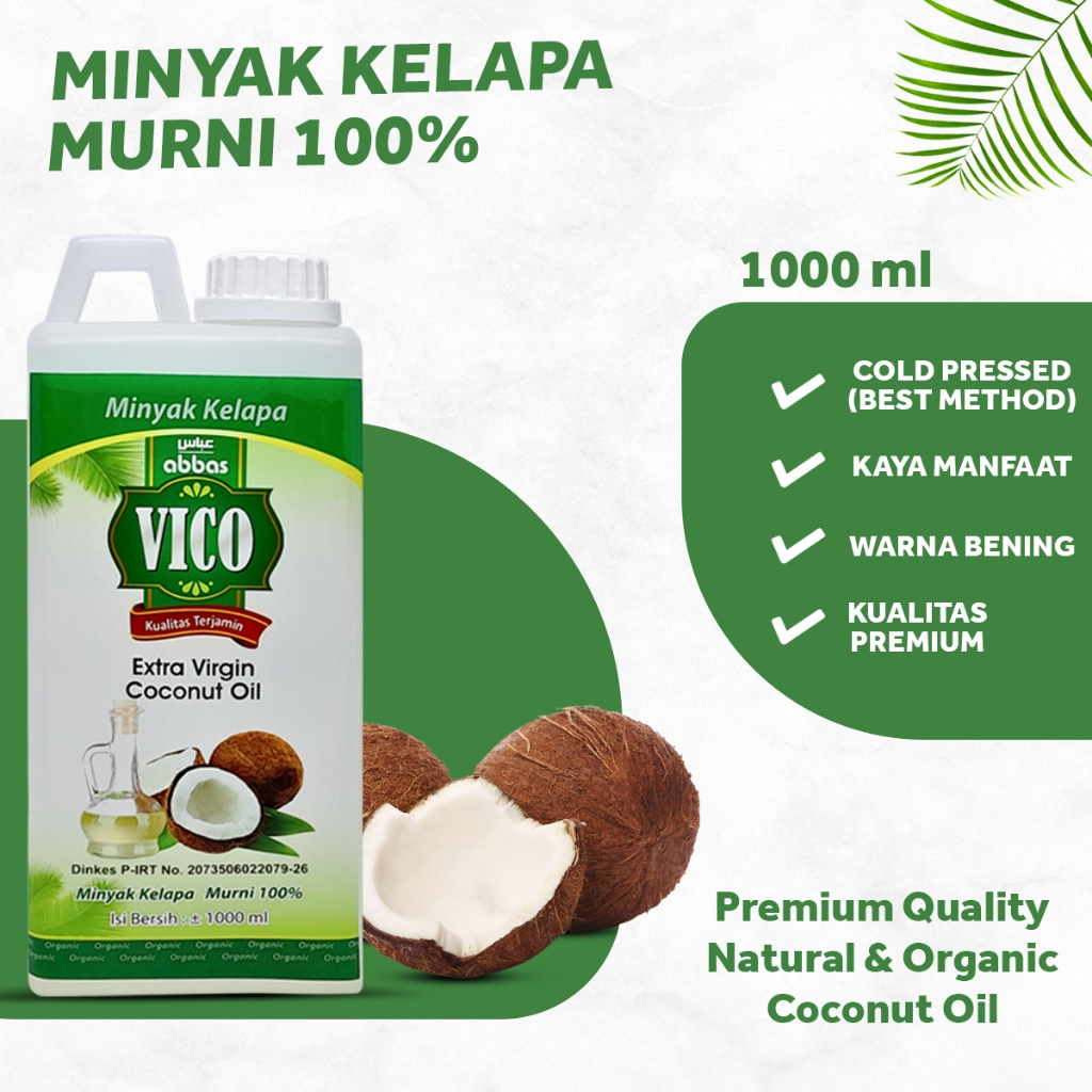 

ABBAS MINYAK KELAPA MURNI / PREMIUM VIRGIN COCONUT OIL / PREMIUM VCO / PURE COCONUT OIL / COCONUT OIL MURNI 100%