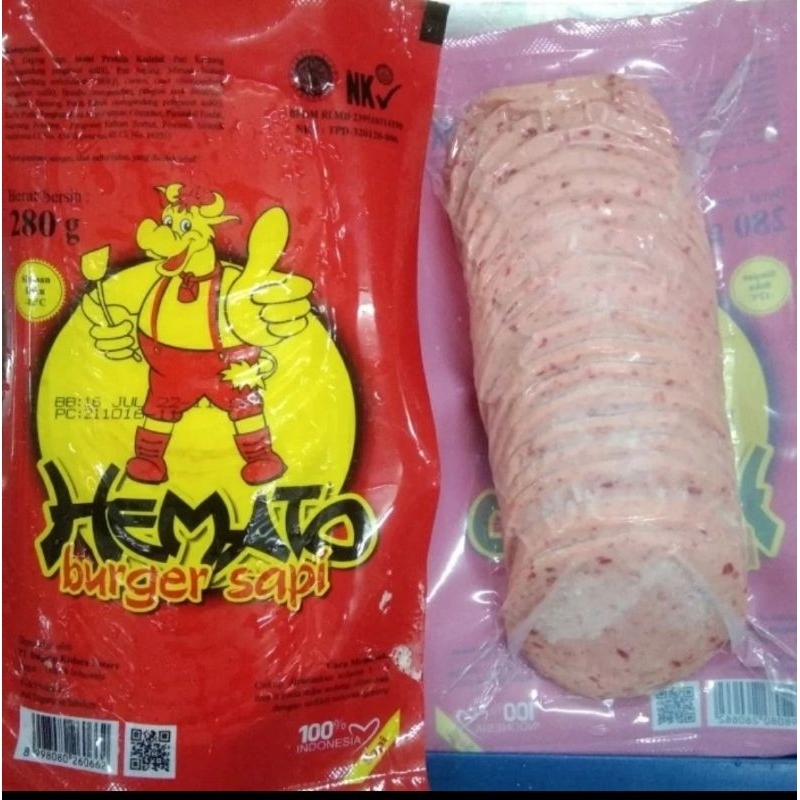 

Hemato Burger isi 20 Bogor Frozen