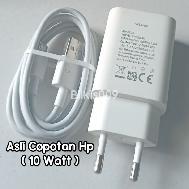 Charger Vivo Bawaan Hp Original 100% Y12/Y12s/Y15/Y17/Y1S/Y83/Y93/Y95/Y91c original asli bekas bawaa