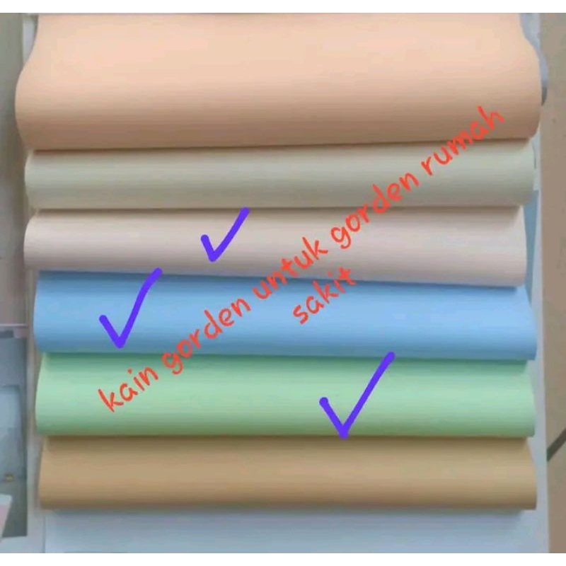 kain gorden rumah sakit,kain gorden pvc