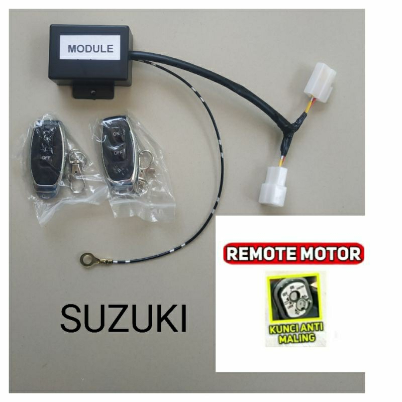 REMOT KUNCI MOTOR OTOMATIS ANTI MALING DAN BEGAL SUZUKI PNP