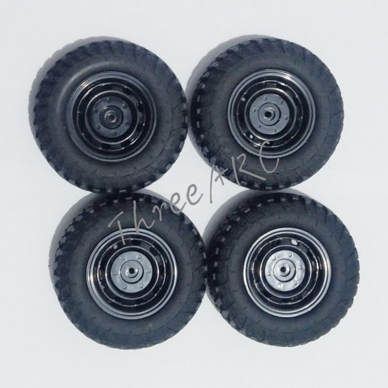 ban dan velg  mn d90 99 99s WPL D12 c34 c14 c24 c64 mobil remote sparepart RC