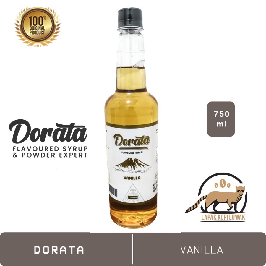 

Vanilla Syrup merk Dorata 750 ml