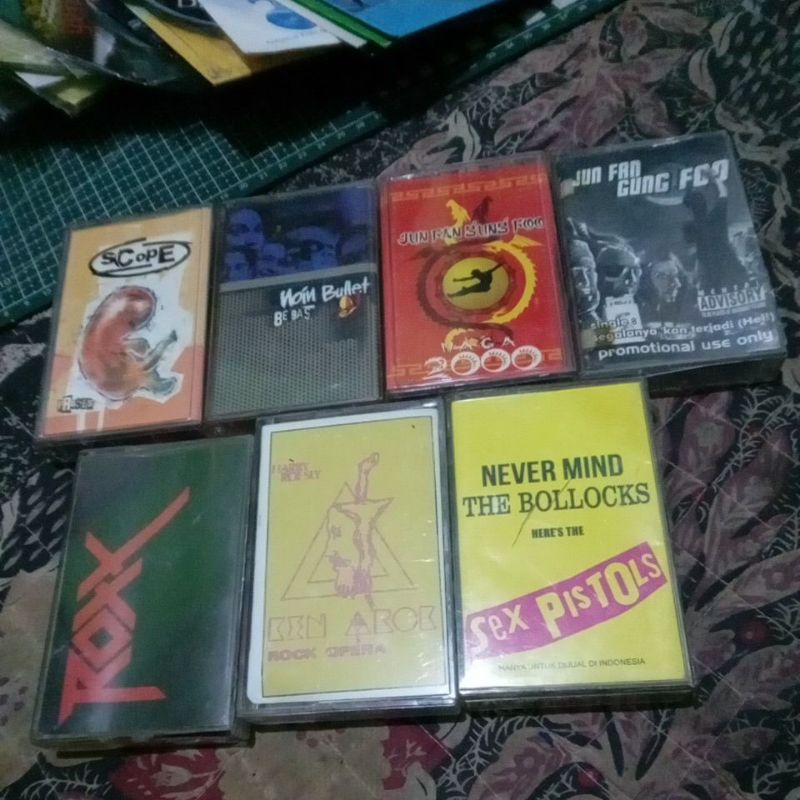 Aneka  kaset rock ska dan hardcore