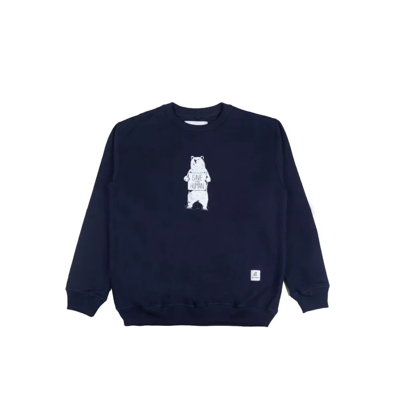 Reclays - Crewneck Save The Human Navy