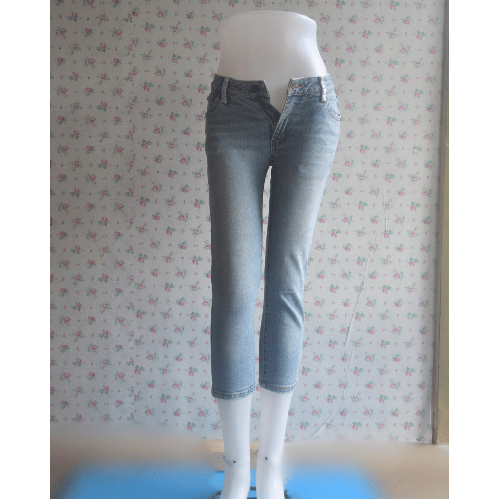 Ingni 3/4 celana jeans - Korean Denim