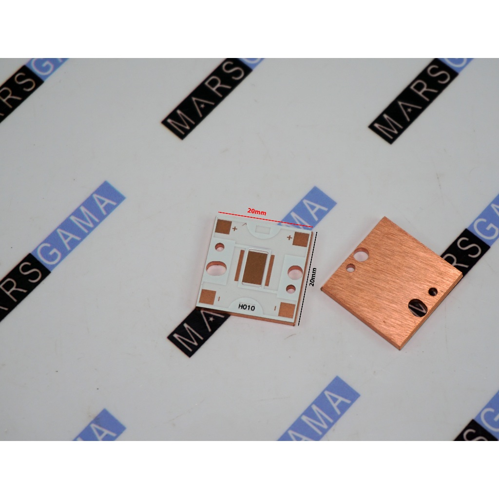 PCB D 7070 20mm Tembaga Dual MCP 3570 XHP70 BiLED Projie Dakar RTD AES