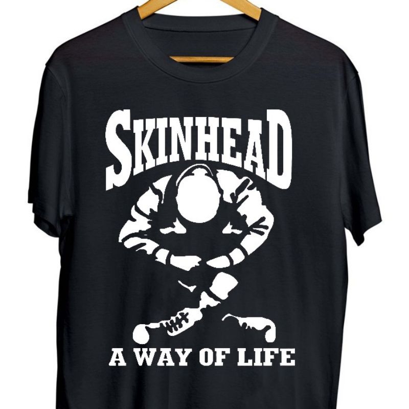 Tshirt Music Band Skinhead Oblong Pria Keren - Kaos Skinhead Kaos Distro