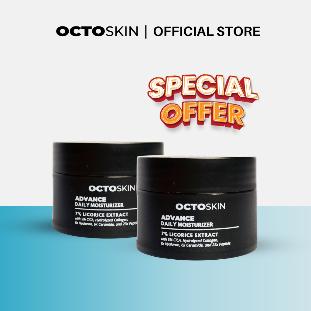 OCTOSKIN Paket Bundling 2pcs Advance Daily Moisturizer 30ml