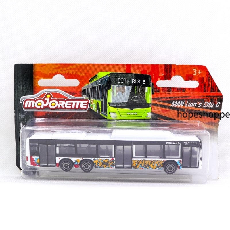 Majorette City Bus MAN Lion's City C Metro Express Original Diecast Bis Kota