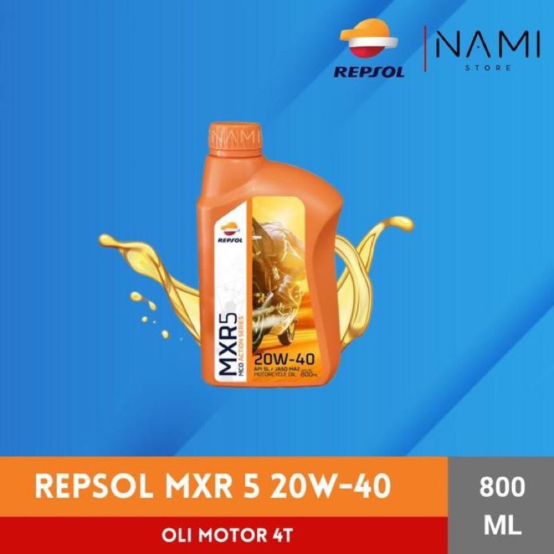OLI MESIN REPSOL MXR5 4T 20W-40 0,8L REPSOL OIL