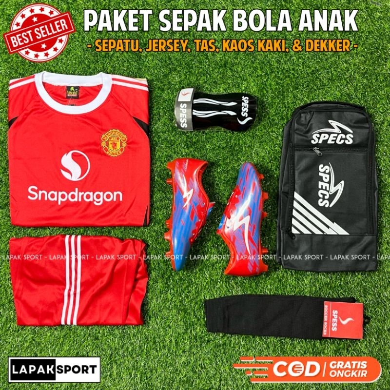 Paket Sepatu Bola Anak Specs Infinity Terbaru Paket Komplit Sepatu Sepak Bola Anak Specs Lengkap
