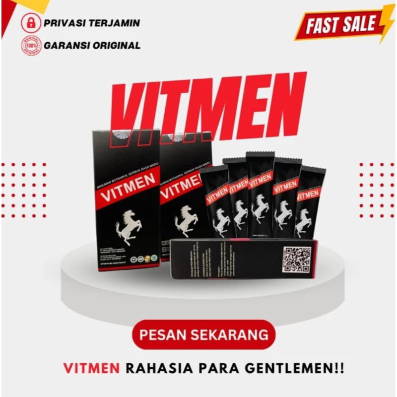 VITMEN OBAT PRIA DEWASA PENAMBAH STAMINA ASLI BPOM 100% ORIGINAL