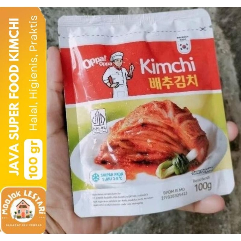 

JAVA SUPER FOOD Kimchi 100gr Acar Sawi Putih dan Lobak Korea Halal Sehat