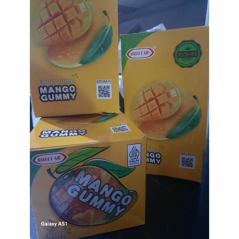 

Manggo Gummy 1box (30 pcs)