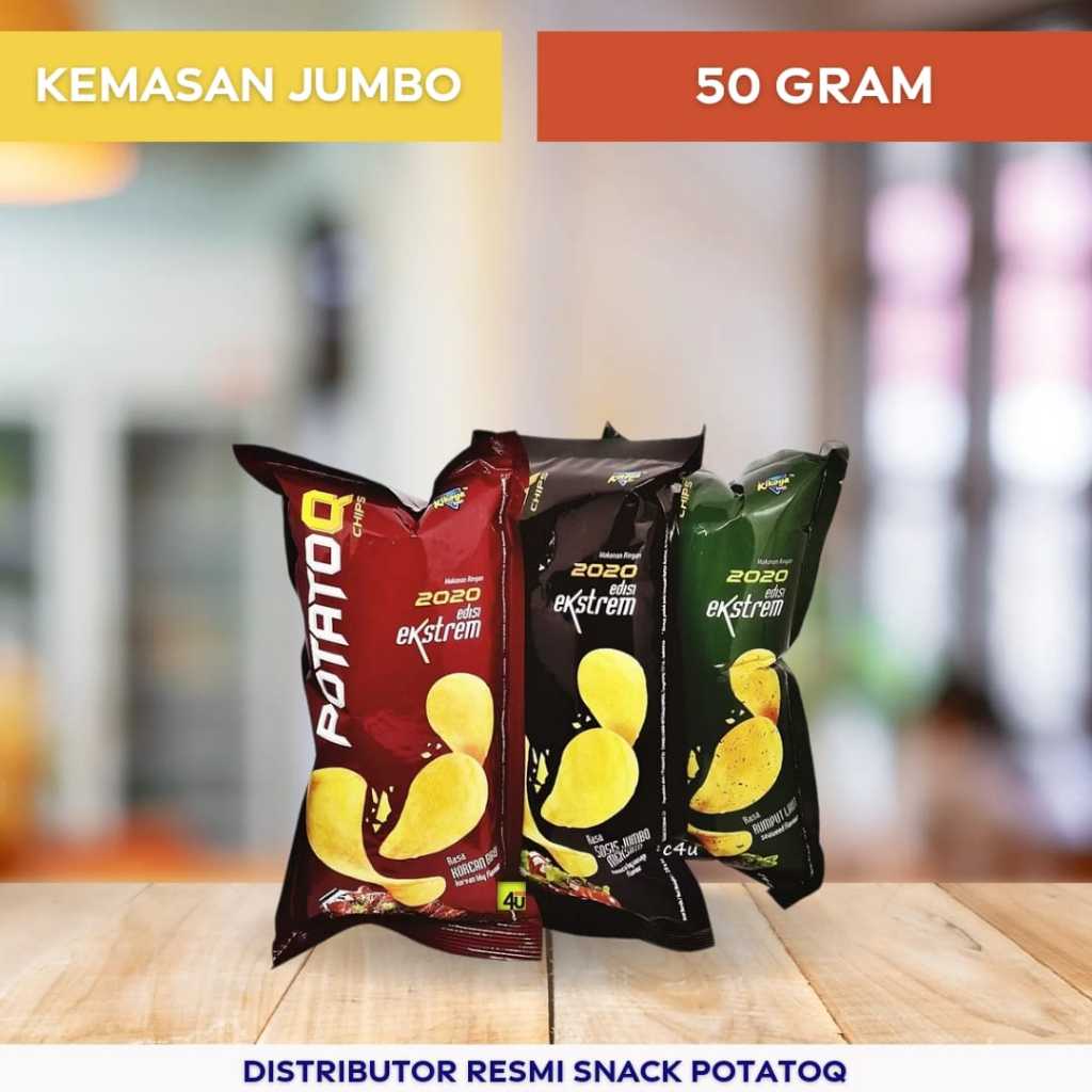 

Potato Q Chips Keripik Kentang 50 gram