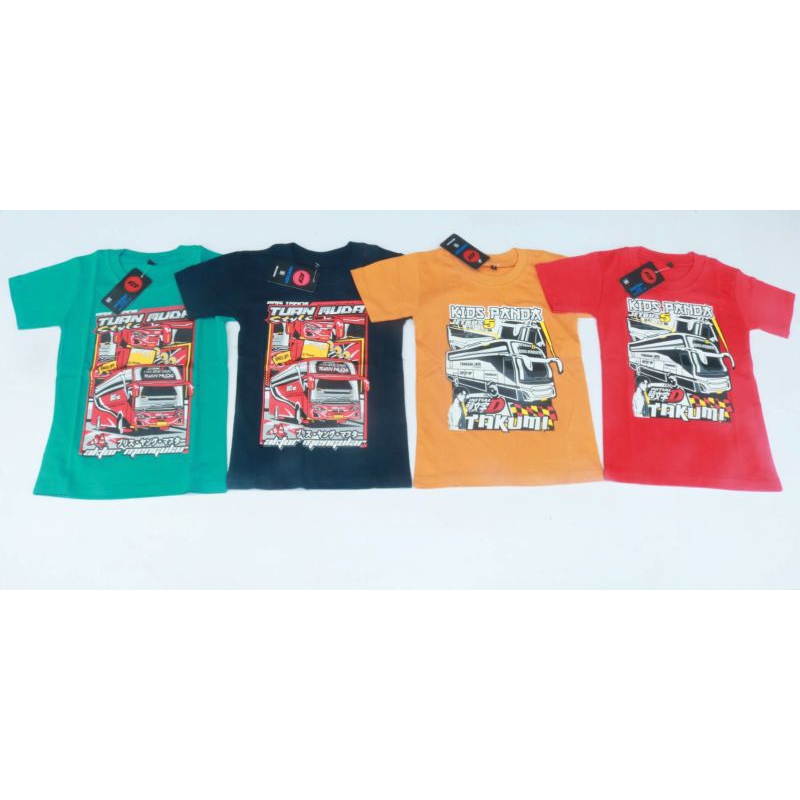 Kaos Anak Laki laki Bahan Premium Nineteen kids