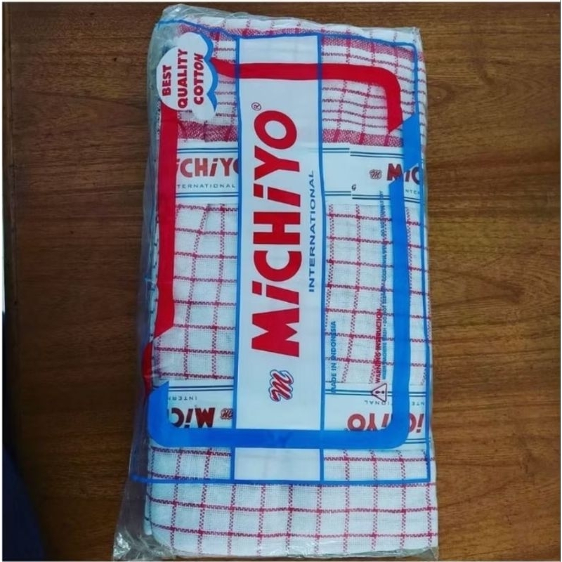 Sarbet MICHIYO Kotak-Kotak,, Harga 1 Lusin,, Sarbet MICHIYO Katun,,