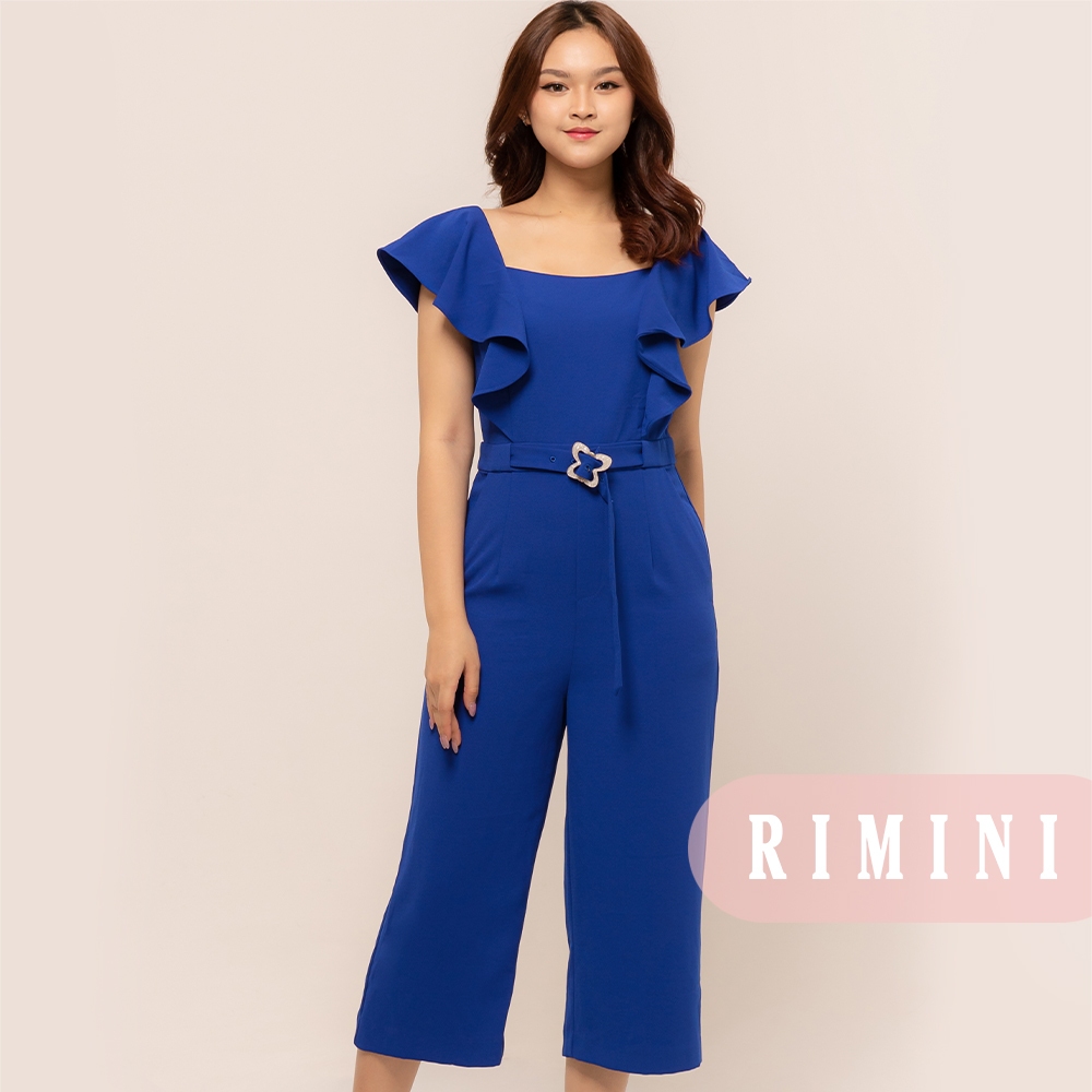 RIMINI - Jumpsuit Wanita Pesta Polos XS-XL - Doanna Jumpsuit 85813