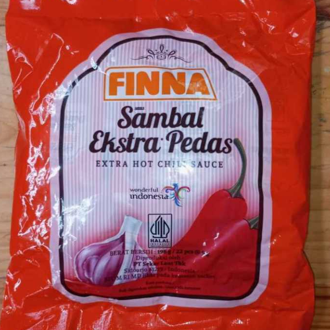 

Finna saos sambal ekstra pedas @22pcs//kemasan ekonomis