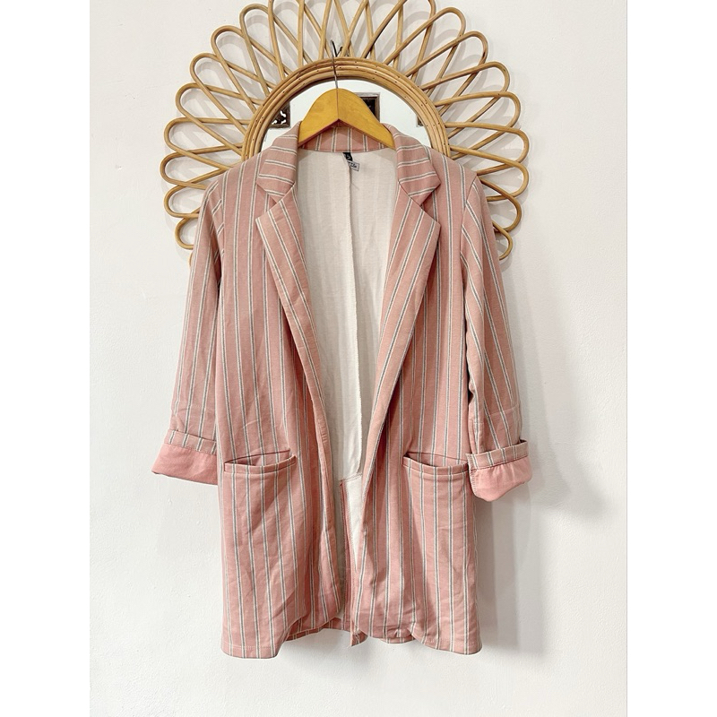 Preloved Blazer salur & Pants VIVALDI no z*ra str*divarius