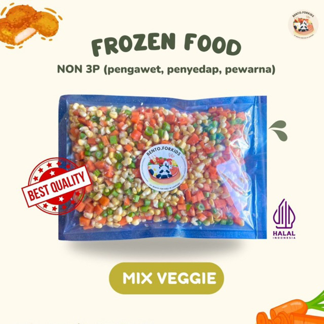 

MiX Veggie Homemade Non 3P (Pengawet, Penyedap, Pewarna) 500 GR