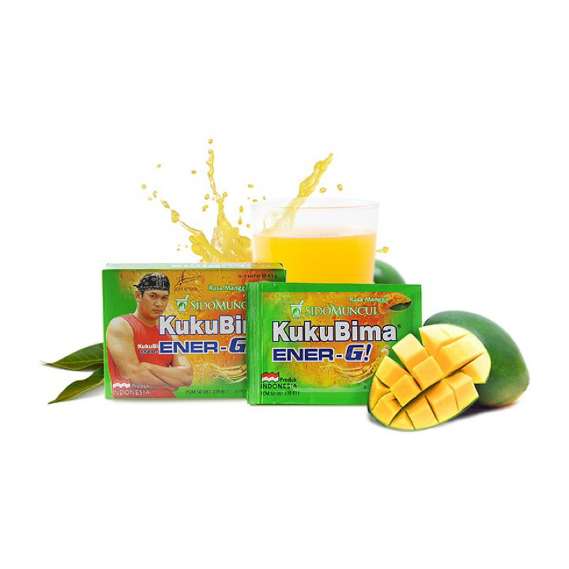 

SIDOMUNCUL KUKUBIMA ENER G MANGGA (1 BOX 6 SACHET)