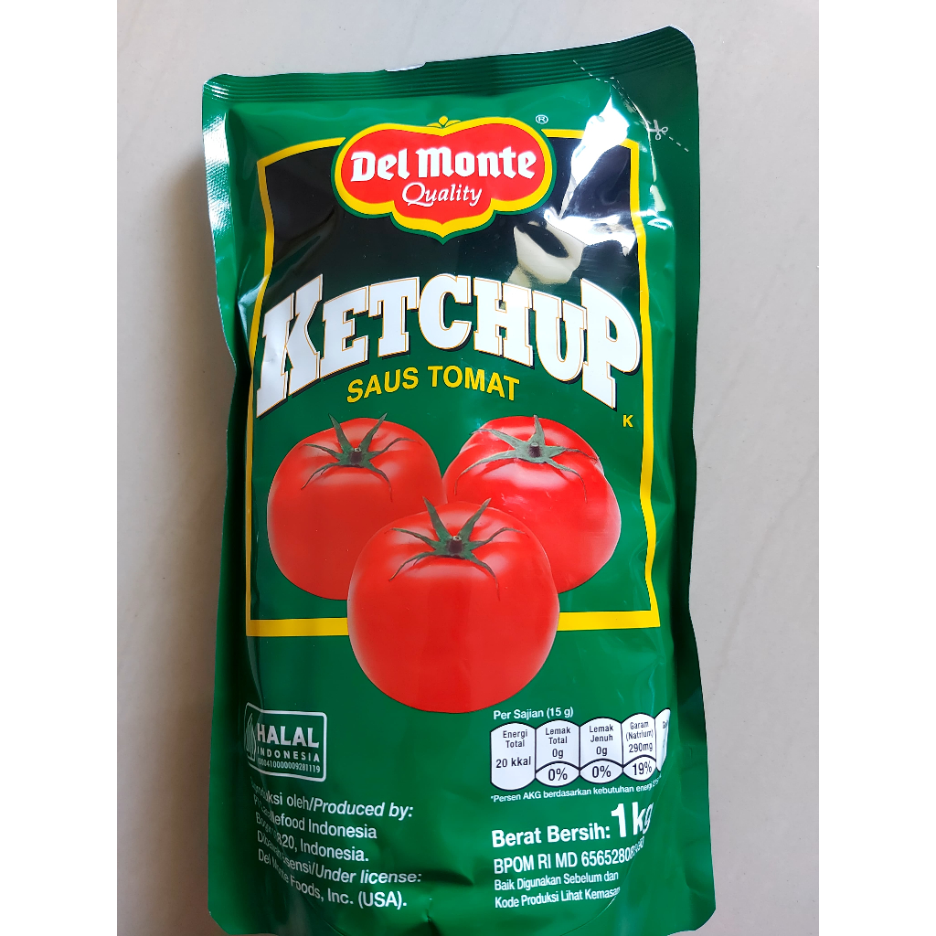 

TERMURAH Jual DEL MONTE KETCHUP (saus tomat) berat 1kg