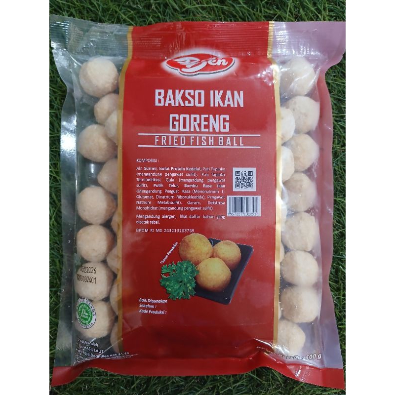 

Pak den bakso ikan goreng 500gr