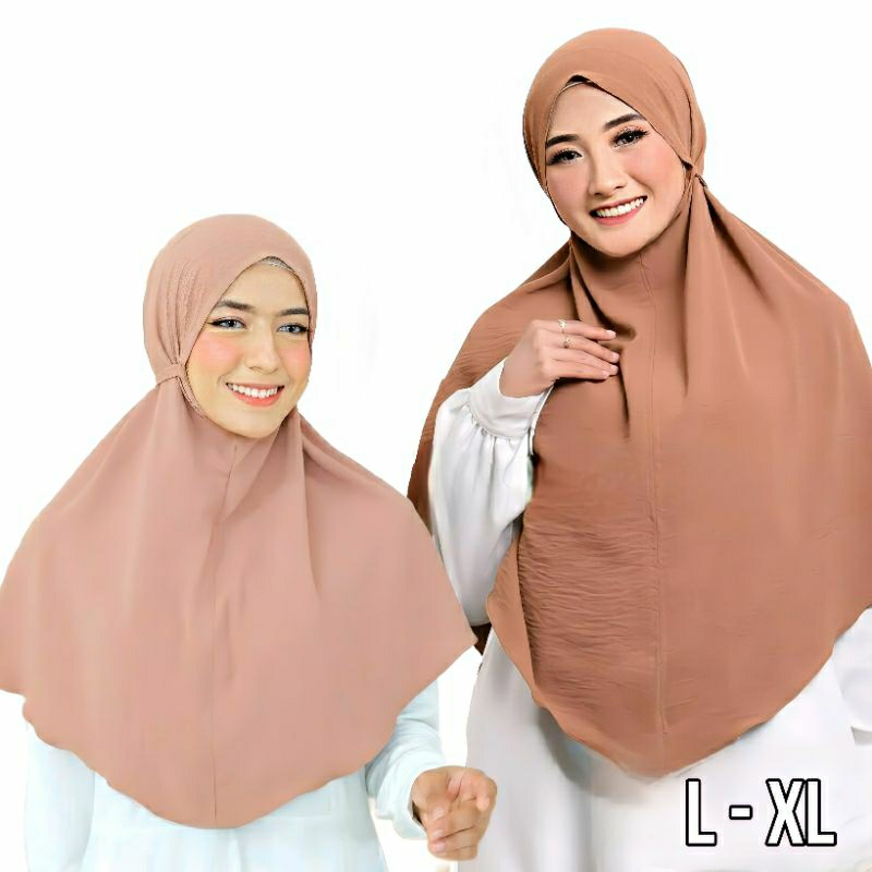 Hijab Bergo Maryam tali Crinkle Airflow Jilbab Bergo Crinkle