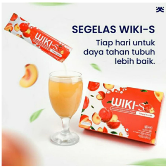 

WIKI-S Minuman Fiber Serbuk Rasa Peach by Wikinara Dr Oky Pratama