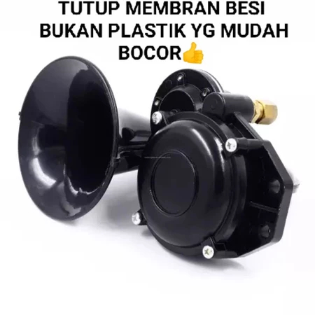TUTUP BESI Klakson CICADA Scania Volvo | Klakson Keong 12/24V Untuk Truk Pick Up Bus, Canter, Elf