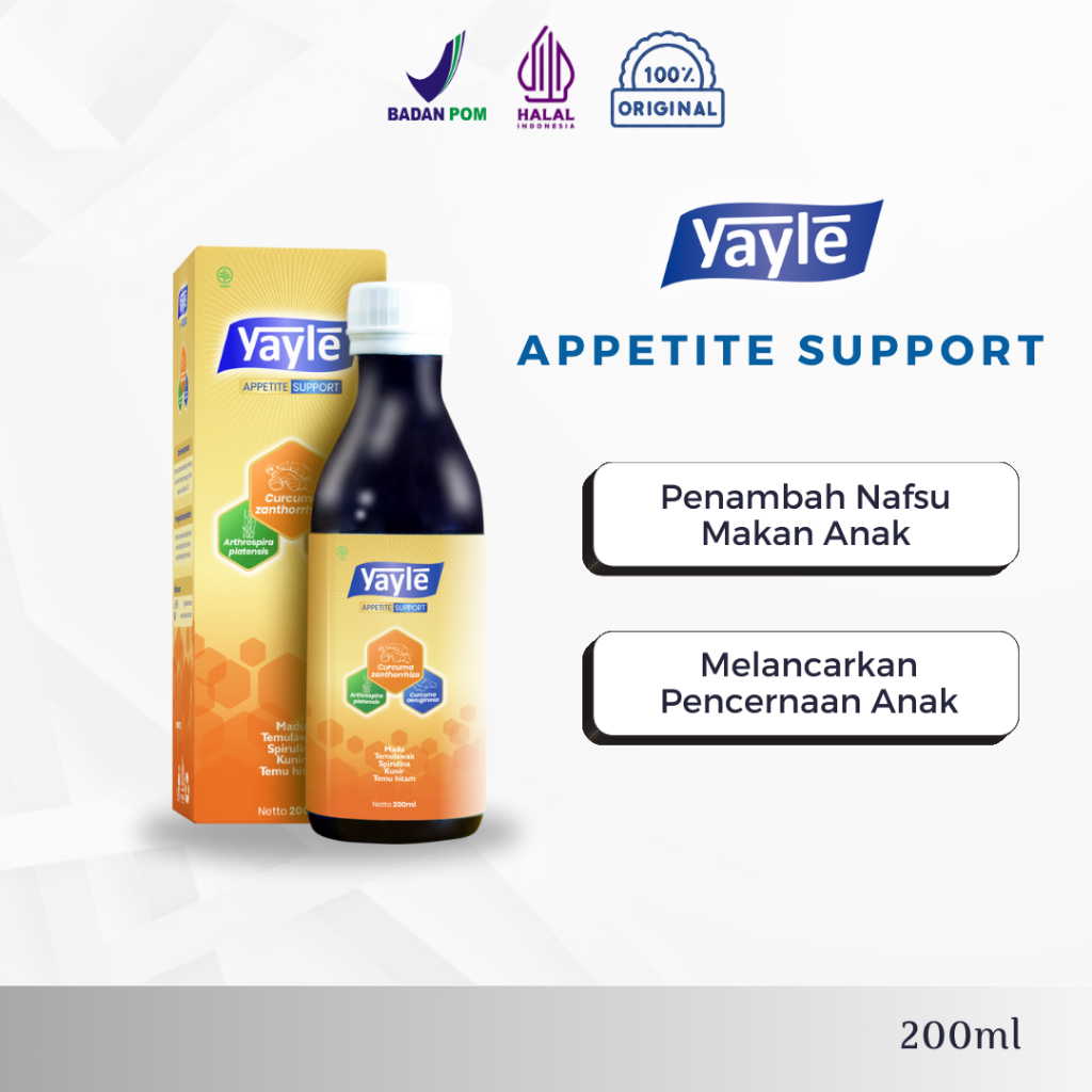 Yayle Appetite 200ml Vitamin Untuk Anak Lahap Makan