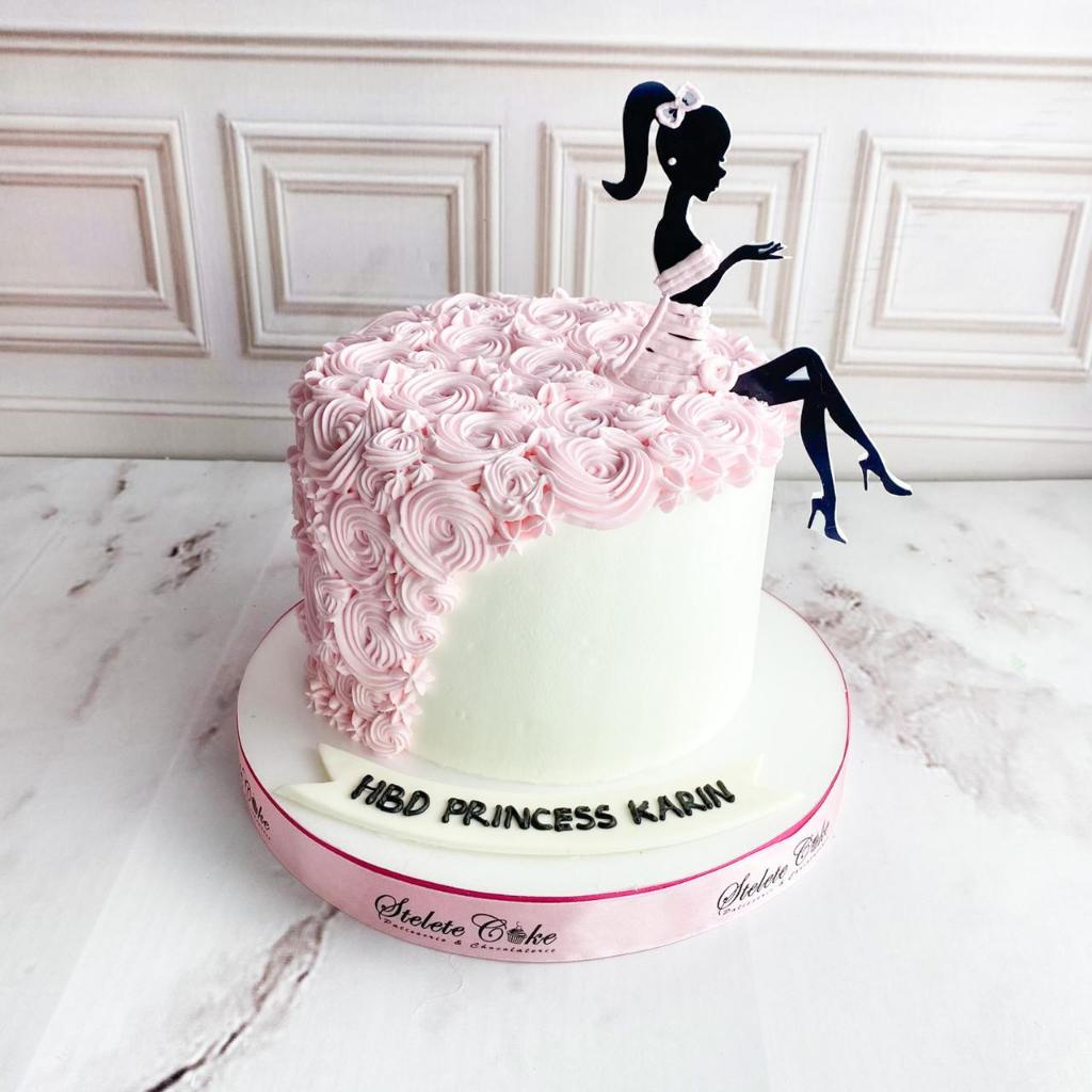 

Kue ulang Tahun/Birthday Cake/Kue Ultah tema Perempuan/Girl Cake/Kue Birthday jakarta