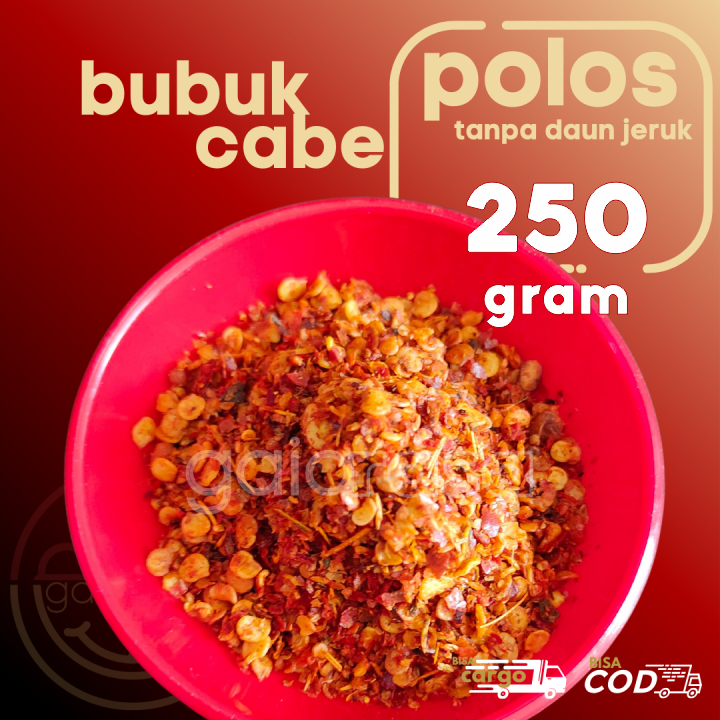 

Bumbu CABE Bubuk Kasar rasa POLOS 250g by GaiaRasa