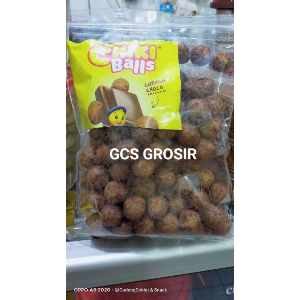 

TERMURAH!! SNACK CHIKI BALLS COKLAT 100gr