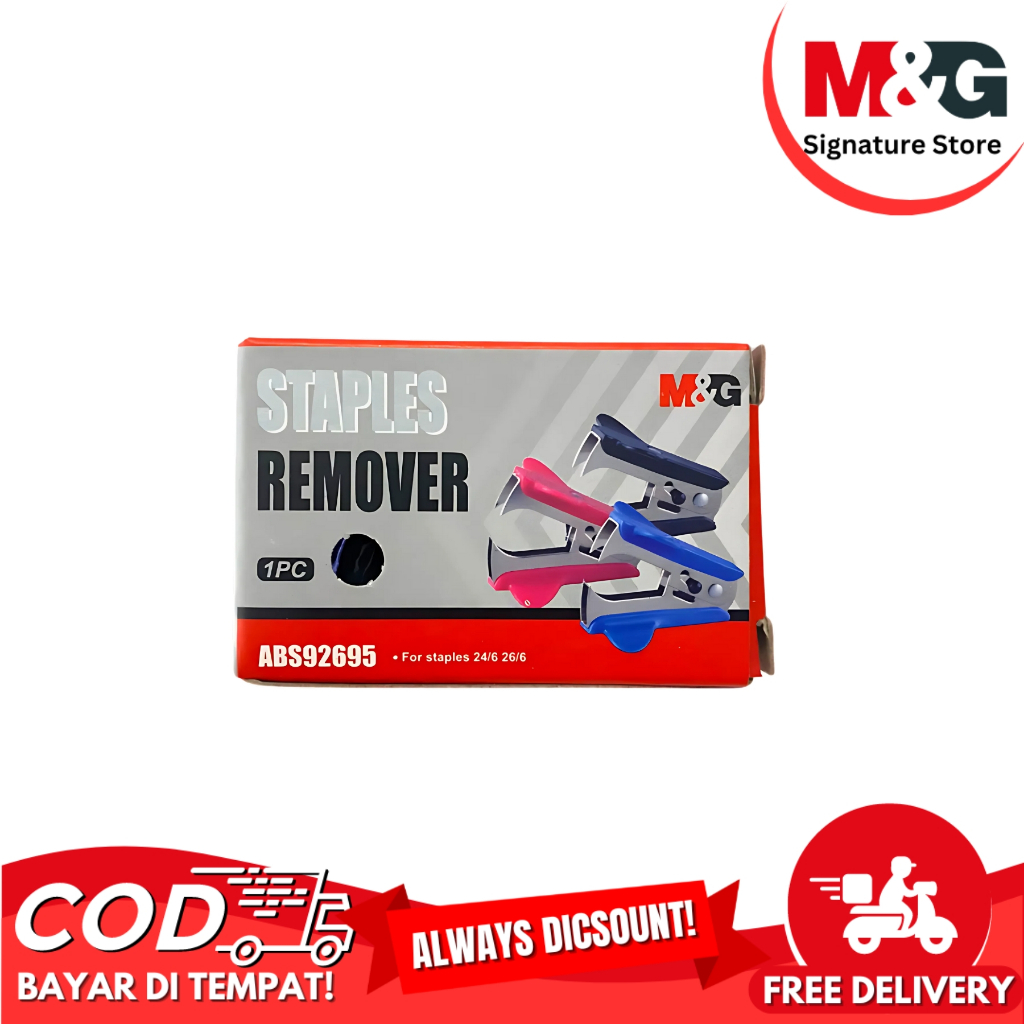 

Pencabut Isi Hekter M&G Stapler Remover M&G 2 Warna #ABS92695