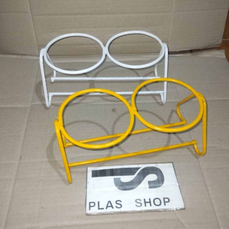 Dudukan Botol Minyak 2 Liter - Rak Kembar 2 Liter Murah