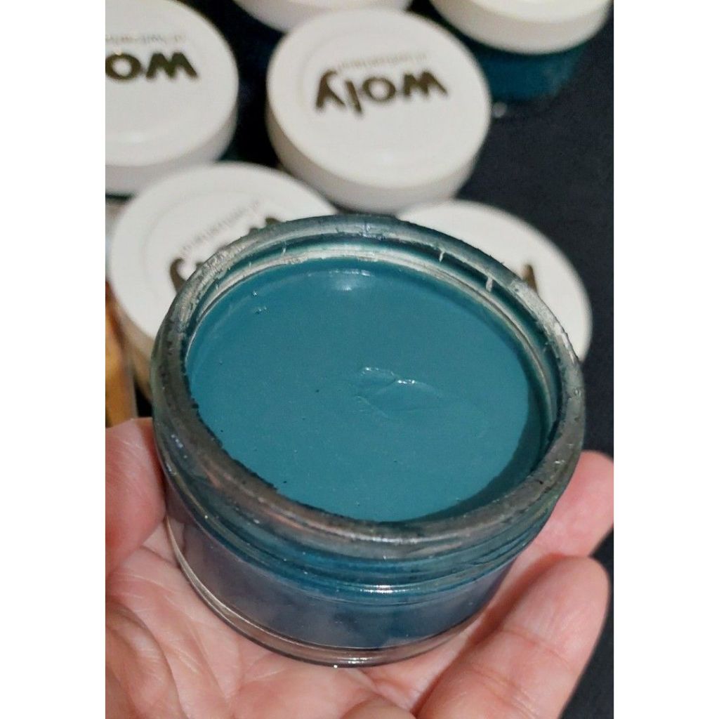 shoe cream semir sepatu kulit WOLY SWITZERLAND GREEN