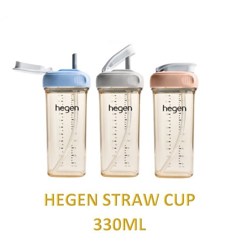 Hegen Dringking Bottle PPSU 330ml/Hegen Strawcup Bottle 330ml Botol Minum Bayi