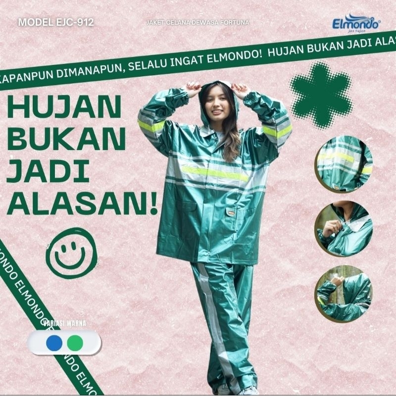 ELMONDO JAKET CELANA 912 FORTUNA|SETELAN ELMONDO DEWASA|