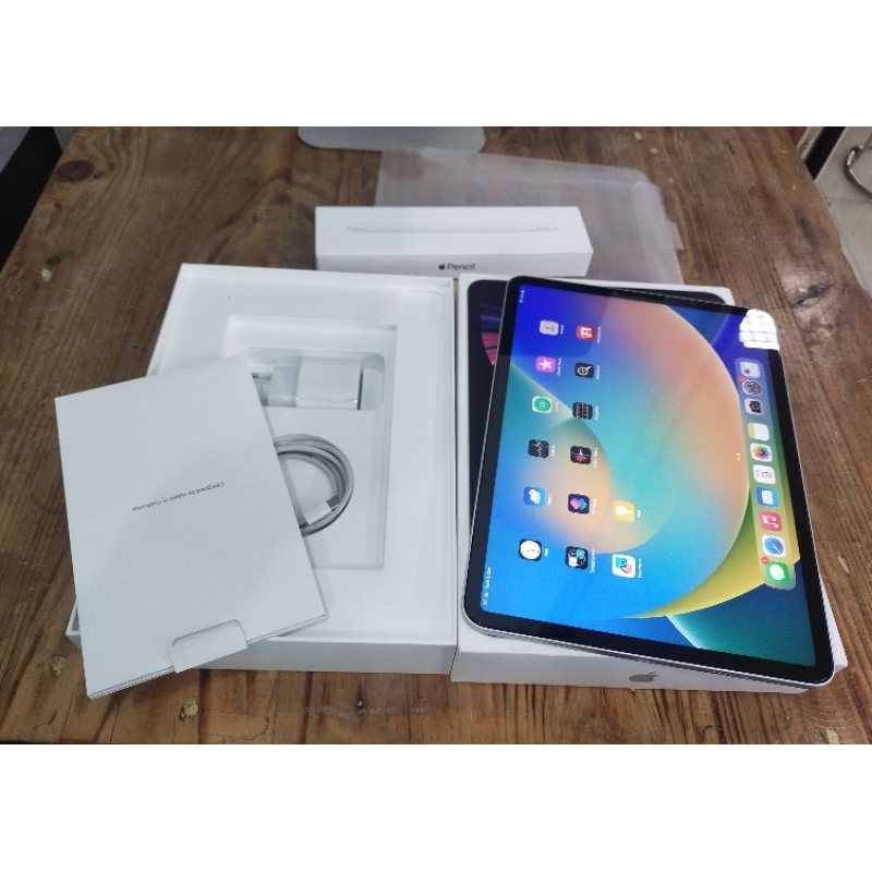 iPad Pro 11-inch Gen 3 2021 Silver 128GB Second Lengkap Original